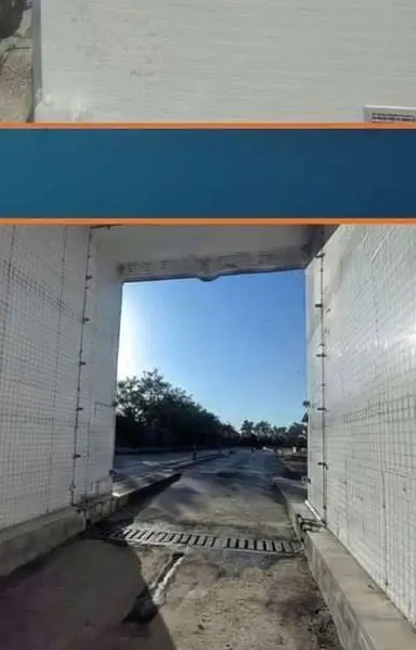 Ψεκασμός πλευρών φορτηγού